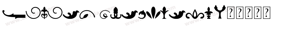 Bodoni Ornaments字体转换